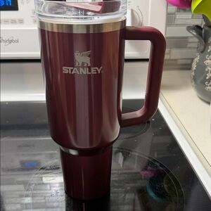 Stanley Burgundy Insulated Mug with Handle